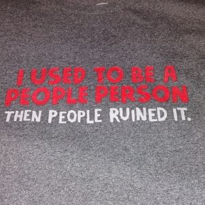 XL Gray People Person T-Shirt